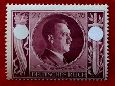 Briefmarke Deutsches Reich DR 54. Geburtstag Adolf Hitler Machtergreifung 1943 7