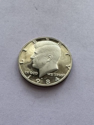 1984 S Kennedy Half Dollar (1) Clad  Proof Coin  Light Circulated NIFC  N 78