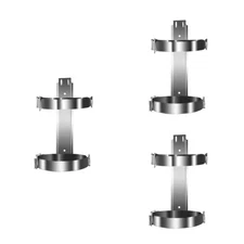 Set of 3 Fire Extinguisher Brackets Holders Retention Mount Hook Wall
