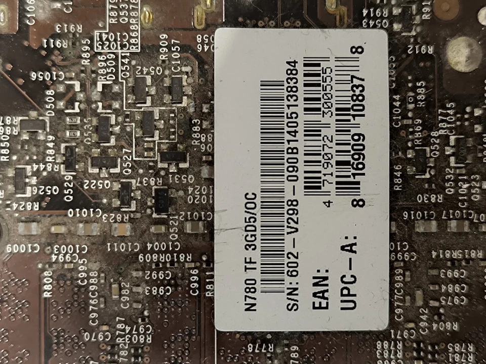 MSI N780 TF 3GD5/OC Graphics Card - One Fan Faulty, Used - Image 2 of 4