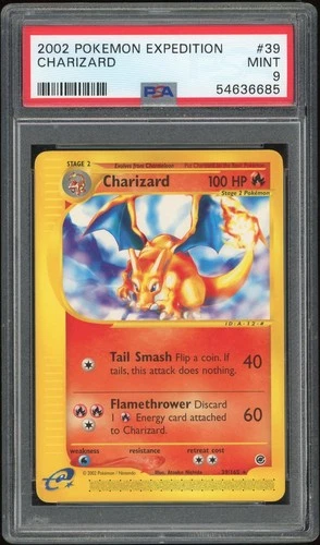 2002 Pokemon Expedition Charizard #39 MINT PSA 9
