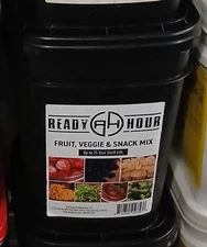 Ready Hour Fruit Veggie & Snack Mix Freeze-Dried Food 56 Ser. Emergency Supply
