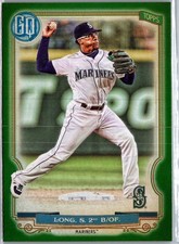 2020 Topps Gypsy Queen - Shed Long #244 Green Seattle Mariners