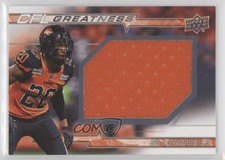 2023 Upper Deck CFL Greatness Game Jersey Jumbo Boseko Lokombo Bo #CG-BL 08ps
