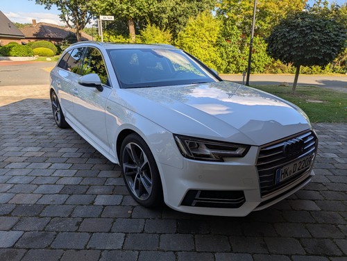 Audi A4 Avant 2.0 TDI S-Line S-Tronic 2018 Weiß