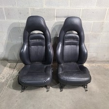 99-04 Corvette C5 Sport Seats With Tracks Driver Passenger Set Aa7508