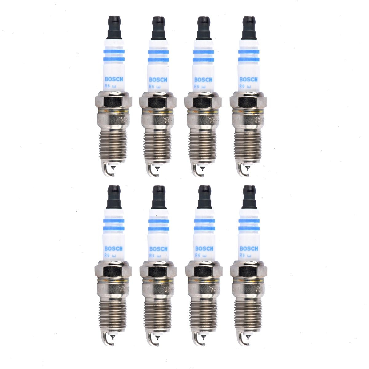 8 pc Bosch Double Iridium Spark Plugs for 1999-2000 Cadillac Escalade 5.7L na
