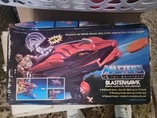 1985 Blaster HAWK Works COMPLETE w box Masters of the Universe MOTU VINTAGE