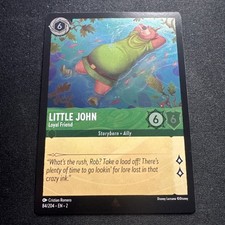 Disney Lorcana: Rise of the Floodborn Little John 84/204 Cold Foil 