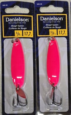 2 Pack, Danielson Skagit Spoon 5/8oz Cerise SKR-58CRS, NEW