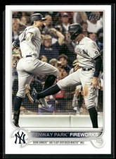 2022 Topps Fenway Park Fireworks Aaron Judge & Stanton #399