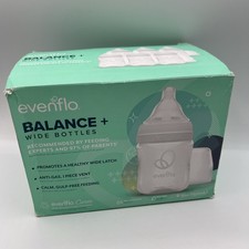 Evenflo Balance Wide-Neck Bottles, 0M Slow Flow, BPA Free, 6 Bottles, 5ozj