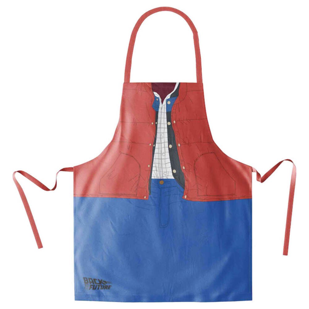 Sd Toys Unisex Bleu Apron Back To The Future Marty Mcfly - Image 2