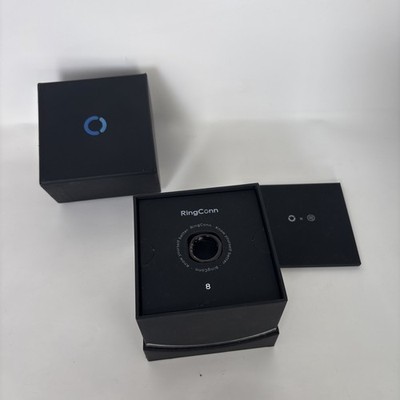 RingConn Gen 1 Smart Ring Midnight Black, Size 8 - FREE SHIPPING