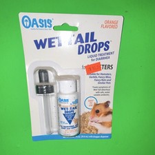 OASIS Wet-Tail Drops Orange Flavored Diarrhea Treatment for Hamster Gerbil 80064