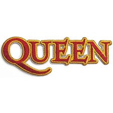 Queen Patch Cut Out Band Logo new Official Embroidered woven iron on Size One