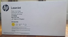 NEW Genuine Original HP LaserJet Toner Cartridge CF322AC 653A - Yellow