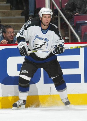 Martin St Louis Tampa Bay Lightning skates at a game v the N- Ice Hockey Photo 1