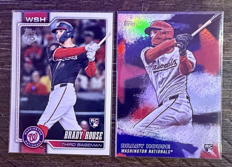 2026 Stars of MLB Rookie #SMLB-60 & Topps 75 Brady House RC Rookie Nationals