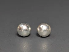 FAS 925 Sterling Silver 7mm Ball Stud Earrings Thai