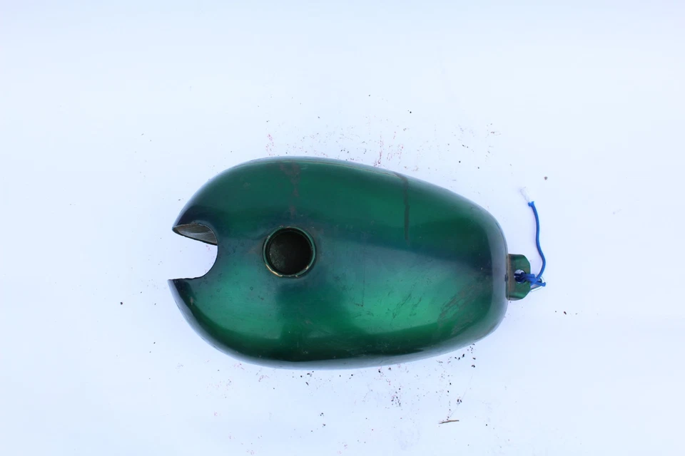 BSA A65 A50 Early Green Steel Gas Tank - Image 2 of 4