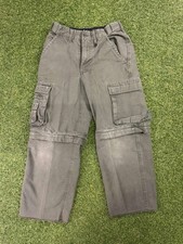 Boy Scouts of America Convertiable Uniform Pants Youth 6 Gray Cotton Outdoor