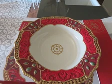 2021 Large NWB Fitz and Floyd Christmas Holiday Bowl Renaissance Holiday