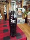 VINTAGE FULL 10 OUNCE BOTTLE  COCA COLA CIRCA 1960's