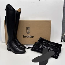 Tredstep MEDICI II FIELD Size L6.5 - 7 US Calf SLIM 12½ Height REG 17¾ BLACK