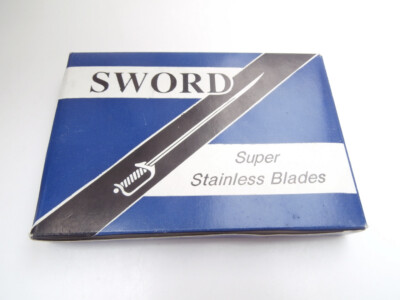 SWORD RASIERKLINGEN 20 x 5 St Inox Nassrasierer 100 St. DE BLADES Safety Razor!
