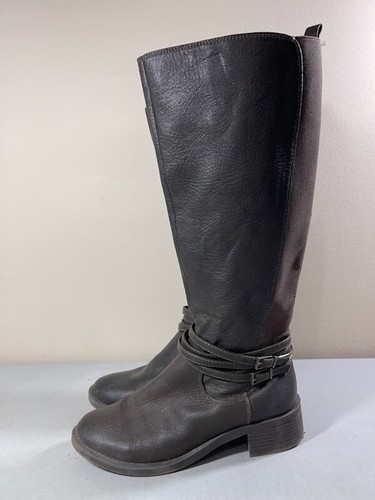 SIDE ZIP KNEE HIGH LILYMAE BOOTS SIZE 
