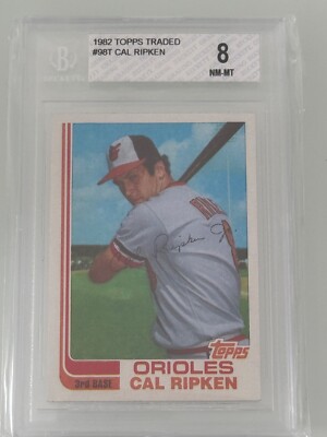 1982 Topps Traded Cal Ripken Jr #98T Rookie BGS 8.0