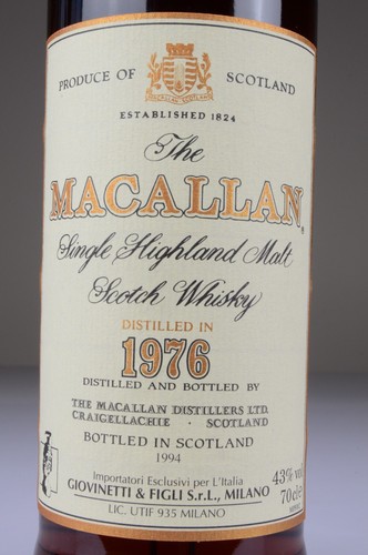 The Macallan 1976 Years-18-Old Bottled 1994 Whisky Sherry Wood 70cl 43%Vol. - Foto 2 di 16