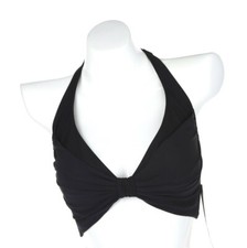 Gottex Contour 128211 black halter bikini top swimwear sz. 8