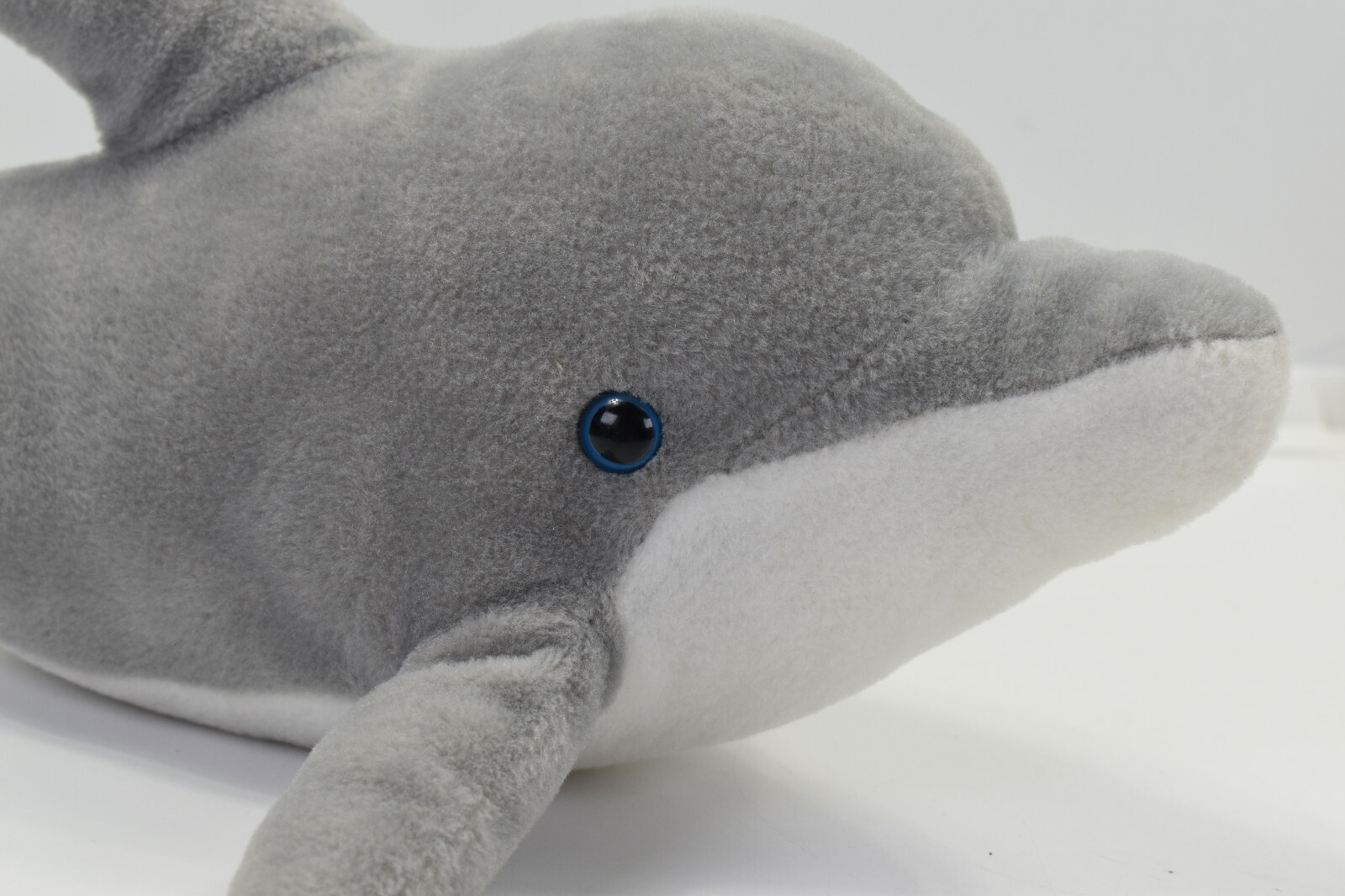 Baby Gray Dolphin 17” Seaworld Stuffed Plush Rare