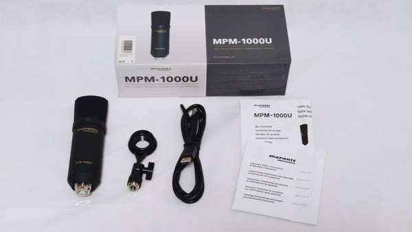 Micrófono Maranzt MPM-1000U USB completo NUEVO, funciona perfectamente.
