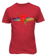 Tom Petty & The Heartbreakers Shirt Logo Heart Guitar Mens & Youth T-Shirt