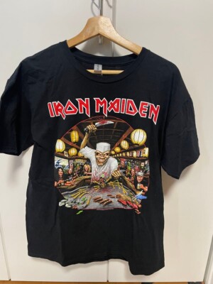 IRON MAIDEN 日本公演 限定 板前 エディ Tシャツ XL 未使用 IRON MAIDEN 日本公演 限定 板前 エディ Tシャツ XL 未使用