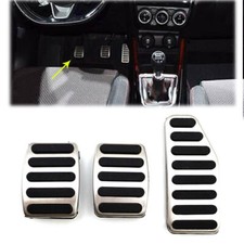 3 Stück Bremskupplung Kraftstoff Gaspedal Fußauflagen für Suzuki Swift Jimny MT