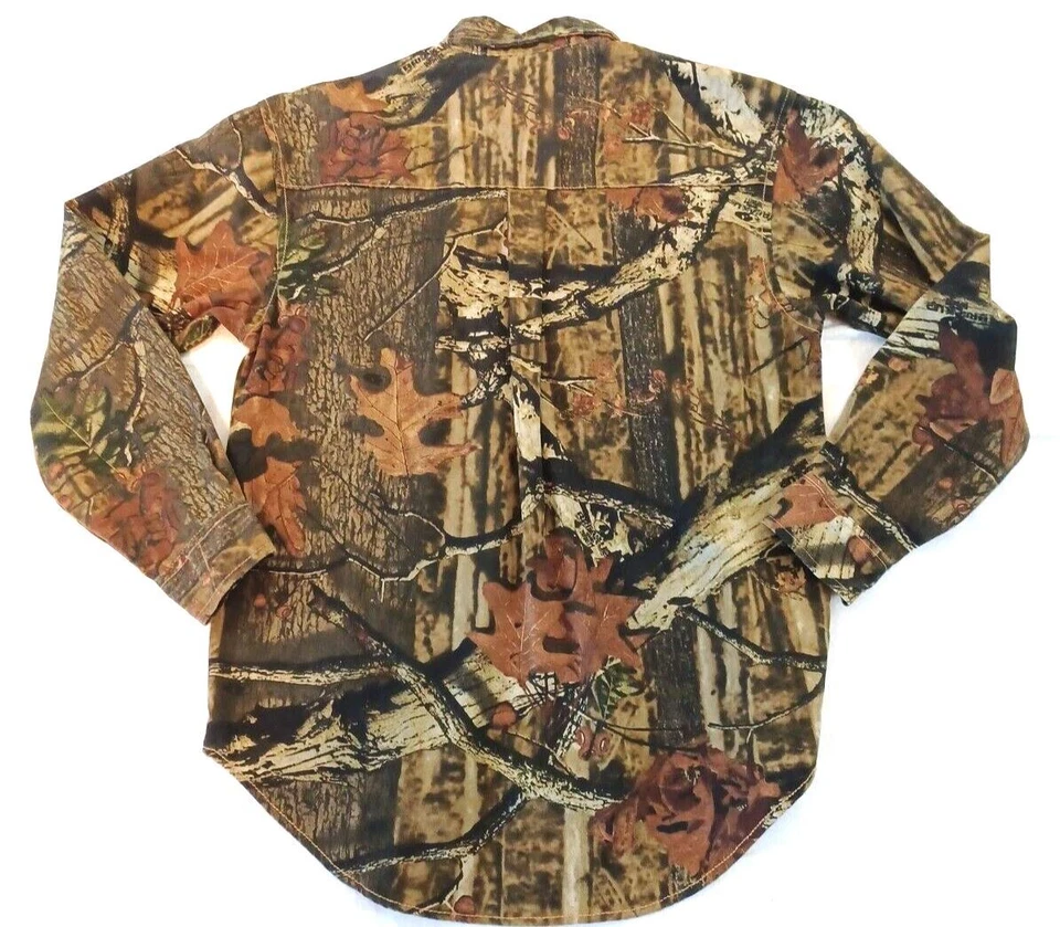 Scent Shield Camo Mens Shirt Sz M Break Up Hunting Outdoor Button - Image 3 of 4