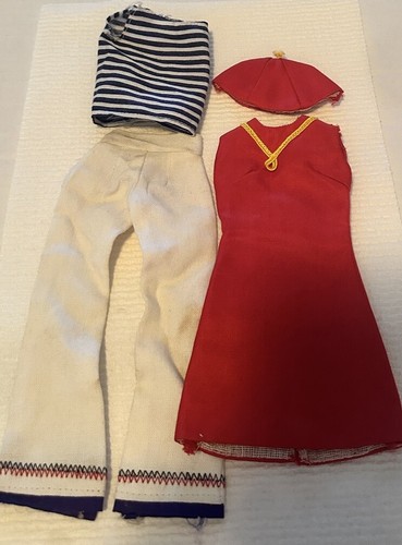 Tina Cassini/Tammy Doll Clothes by Oleg Cassini Red Riot Dress /Sea Queen HTF - Picture 5 of 13