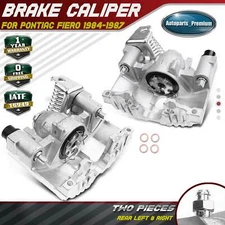 2x Disc Brake Caliper for Pontiac Fiero 84-87 L4 2.5L V6 2.8L Rear Left & Right