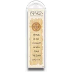 Authentic Papyrus Bookmark w Bible Verse-As for me and my house we... Josh 24:15