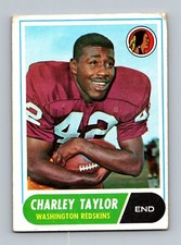 1968 Topps #192 Charley Taylor LOW GRADE Football Card