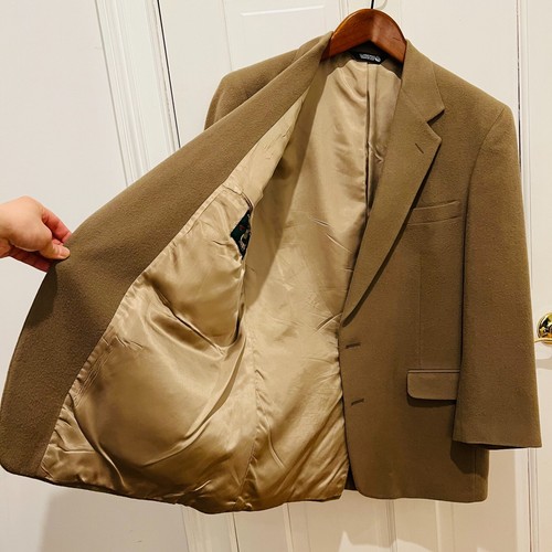 Orvis Carmel Wool Sport Coat Blazer Jacket Men's Size 46 R Large - Picture 17 of 24