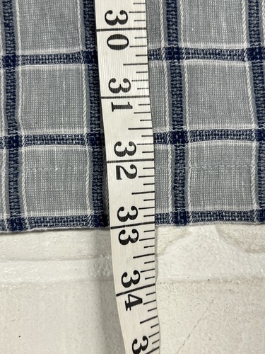 Feildmaster Shirt Men’s L Linen Gray/Blue Plaid Button Up - Picture 11 of 11