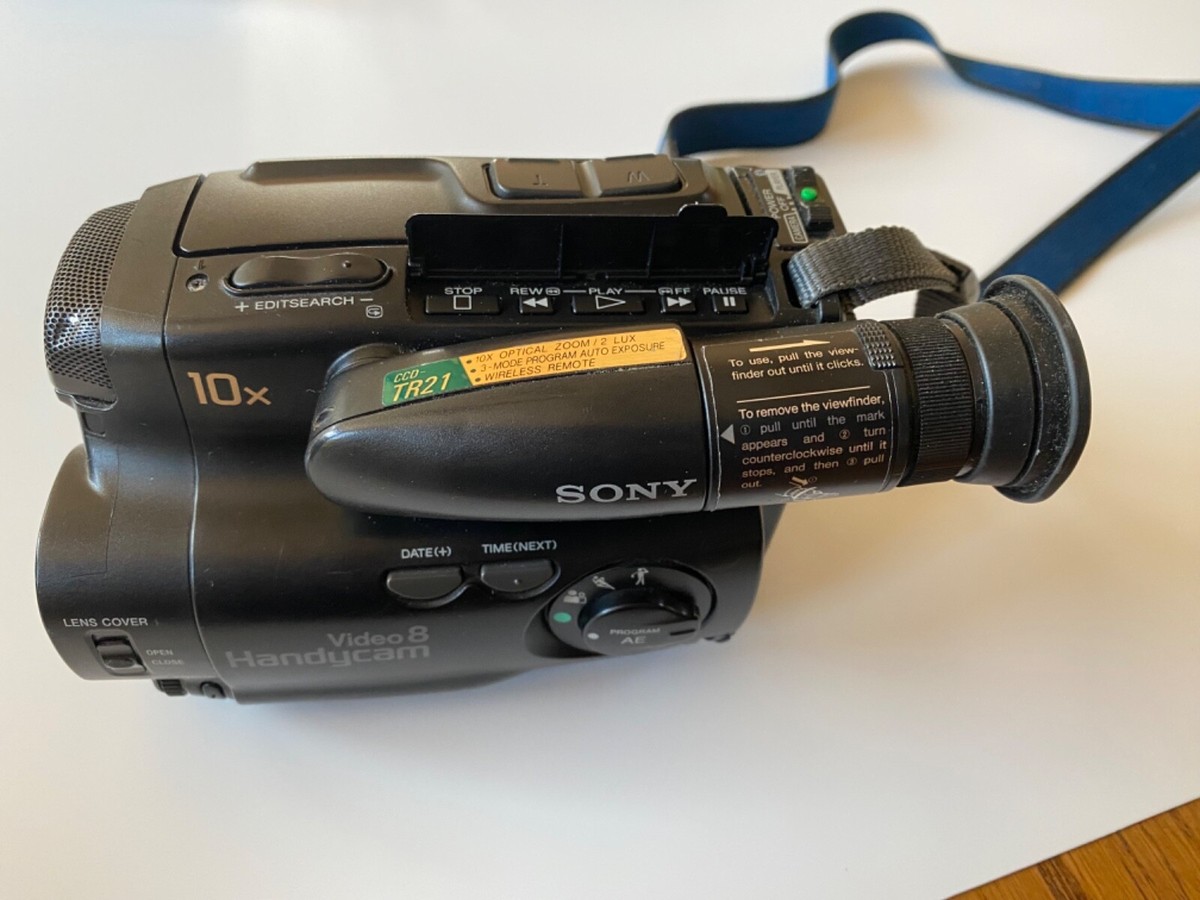used Sony CCD-TR21 video 8 handy cam kit | eBay