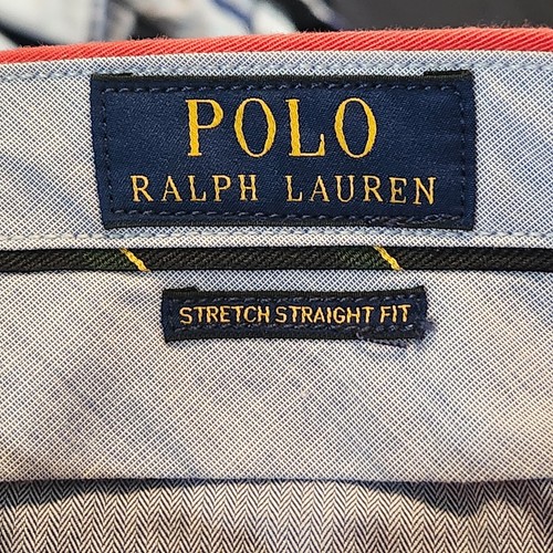 NEW Ralph Lauren POLO Mens W37" L32" Straight Fit Stretch Chino Pants Spring Red - Picture 4 of 12