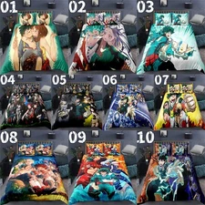 My Hero Academia Twin Full Queen King Bed Duvet Quilt Cover Set Bedding Sets