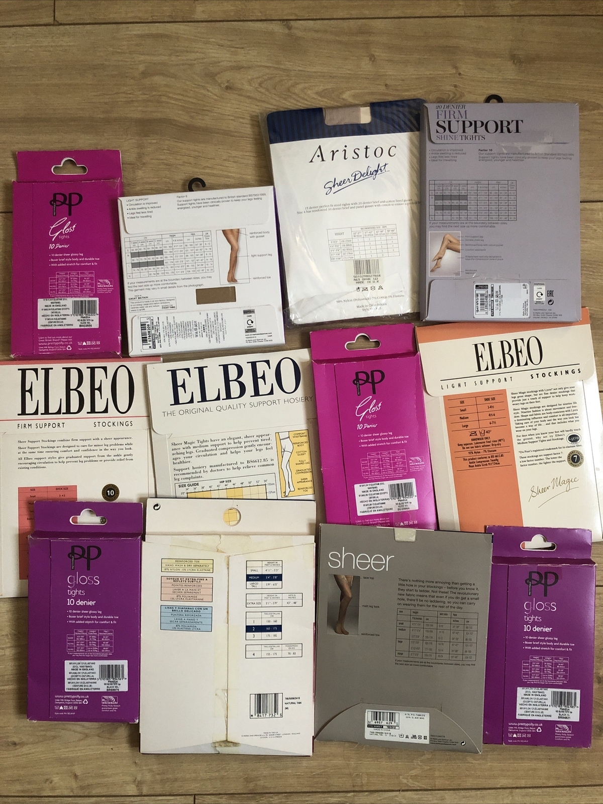 Tights & Stockings Job Lot 12 Pairs Various Sizes C34 eBay